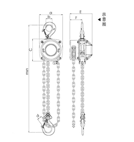 防爆手拉葫芦产品示意图