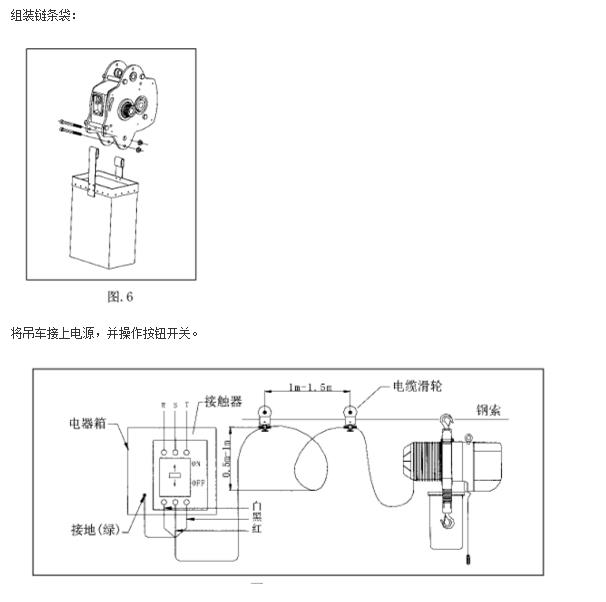 电动葫芦安装图解